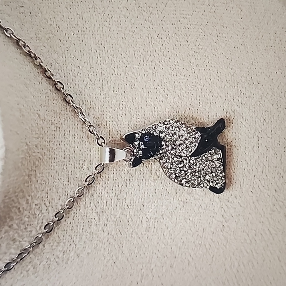 👁😺Siamese 🐈 😻 cat Necklace NWT - Picture 5 of 7